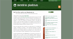 Desktop Screenshot of mentiraspiadosas.com